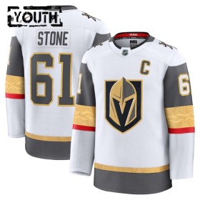 Vegas Golden Knights tröja Fanatics Premium Mark Stone 2024-25 Vit Borta - NHL Tröjor Barn